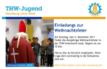 Einladungskarte zur Weihnachtsfeier